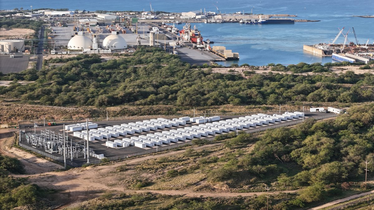 The Kapolei Energy Storage facility on Oahu