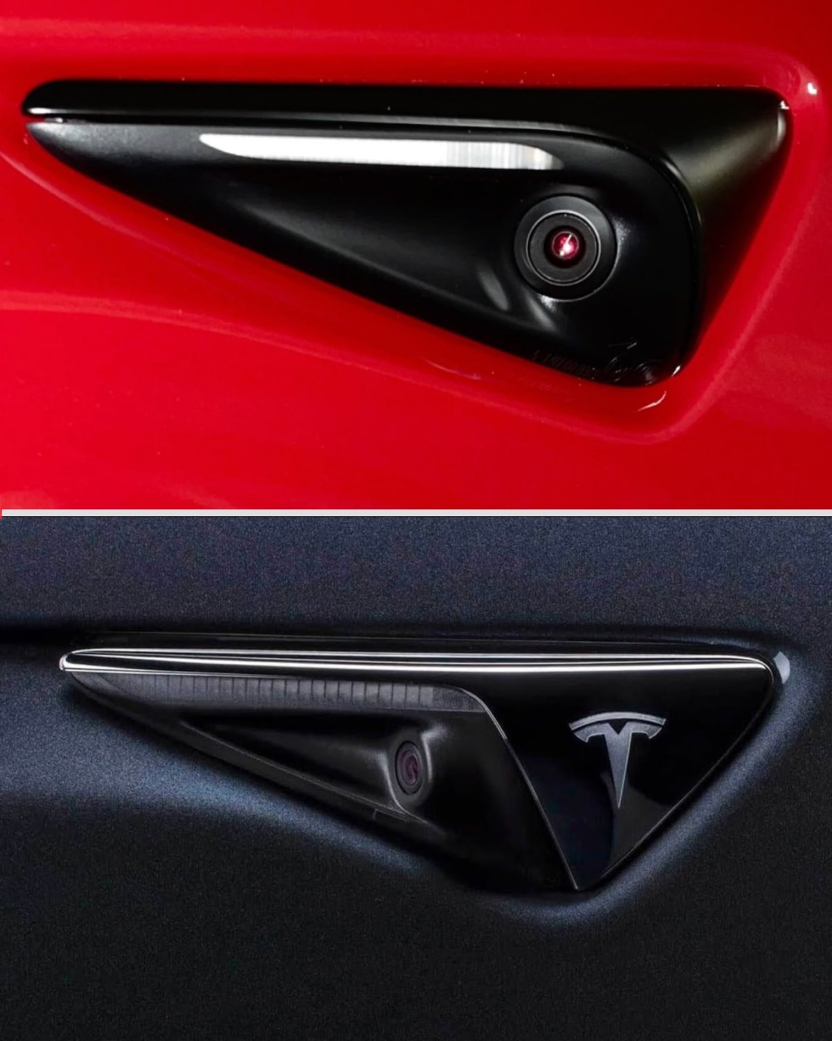 HW4 (top) and HW3 (bottom) repeater cameras