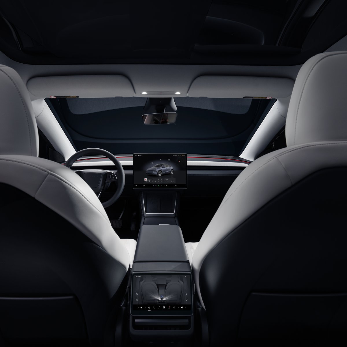 Front and rear infotainment