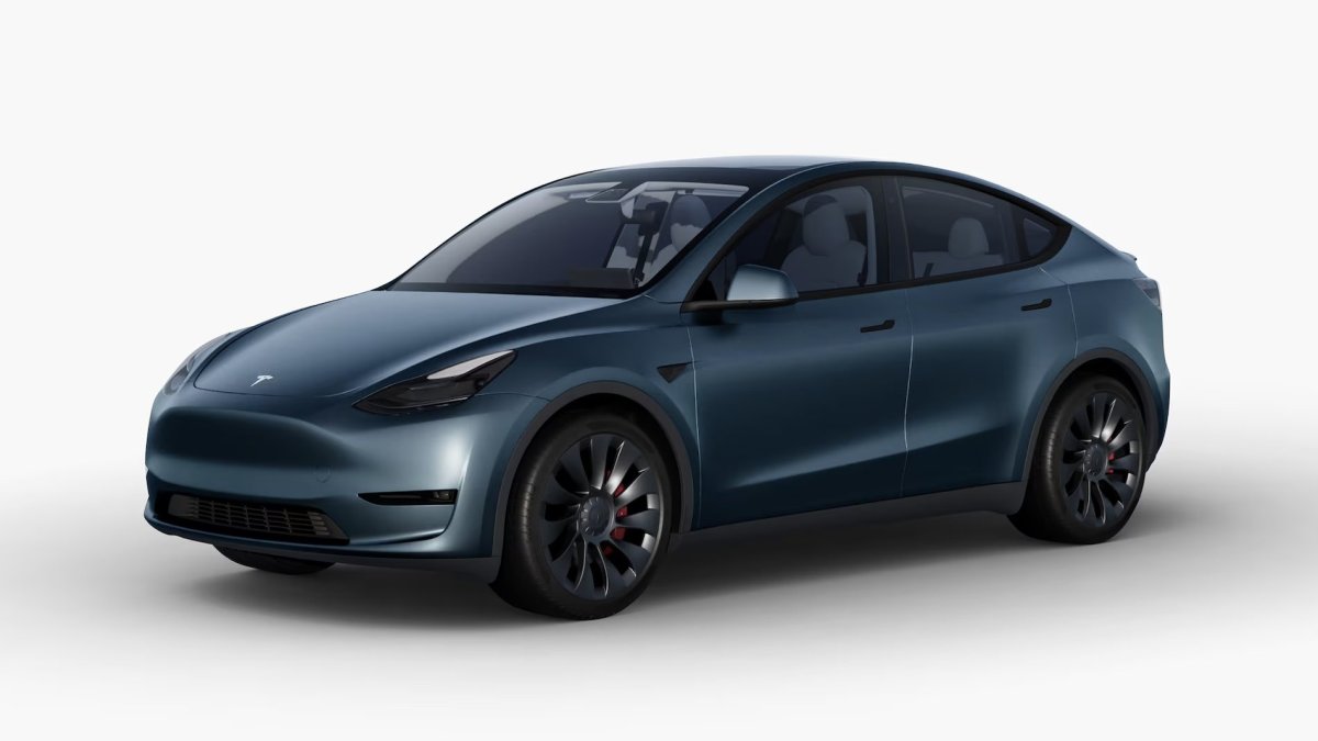 Tesla has added Satin Abyss Blue to its collection of wrap colors