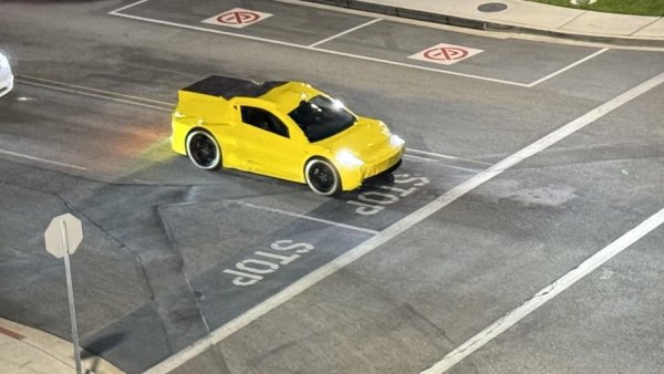 Camouflaged Tesla Robotaxi Prototype Spotted at Warner Bros. Studio