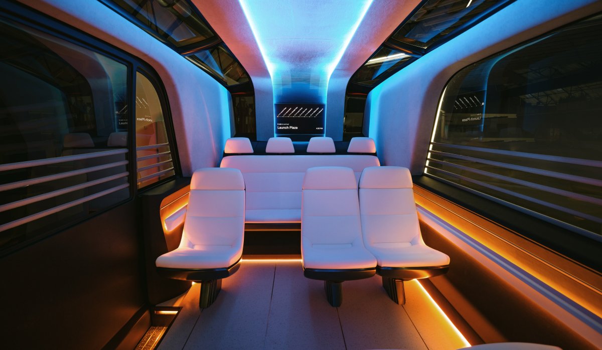 The interior of the Robovan.
