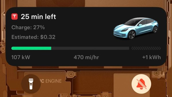 Tesla Adds Real-Time Charging Alerts With iOS Live Activities -- More Coming
