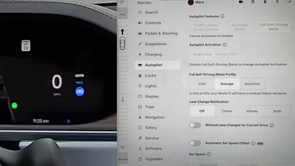 Tesla Automatic Speed Offset feature in update 2023.44.30.12