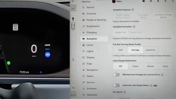 Tesla Automatic Speed Offset feature in update 2023.44.30.25