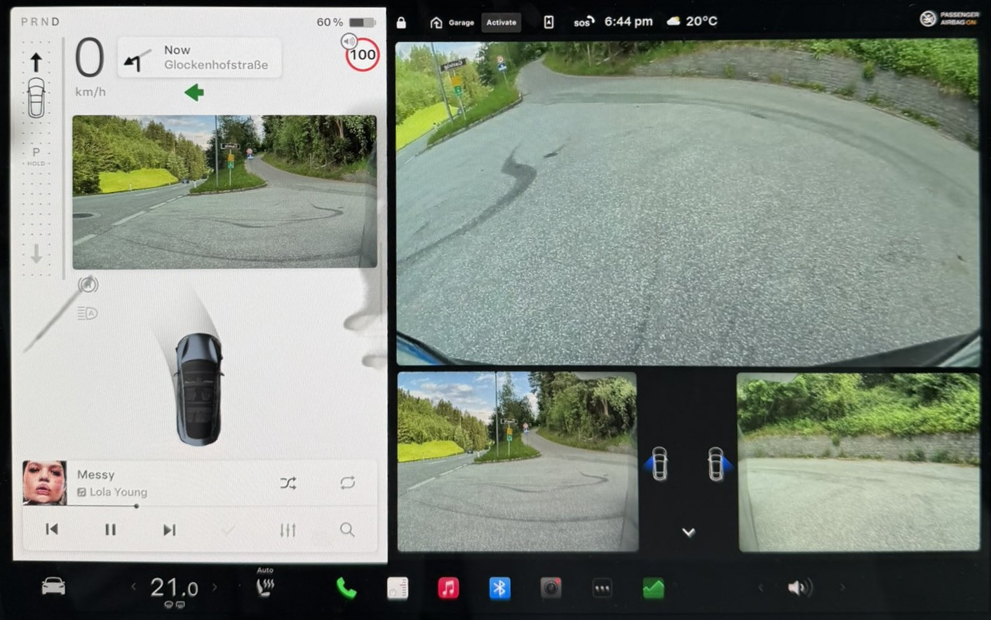Tesla Blind Spot Camera feature in update 2025.20.3