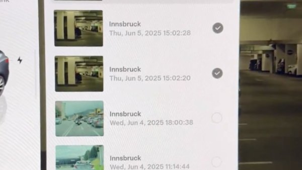Tesla Update 2025.20 Lets You Delete Multiple Dashcam Videos at Once