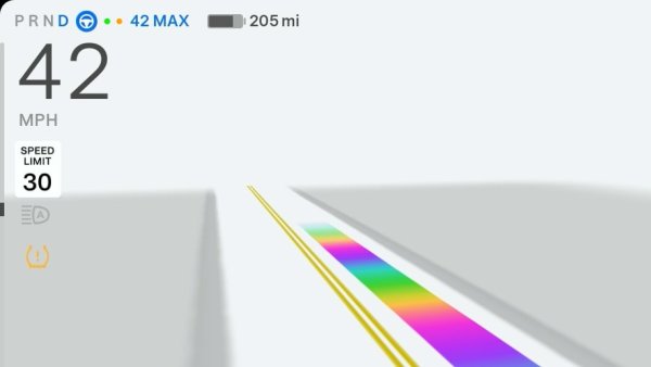 What the Green and Orange Dots in a Tesla Mean