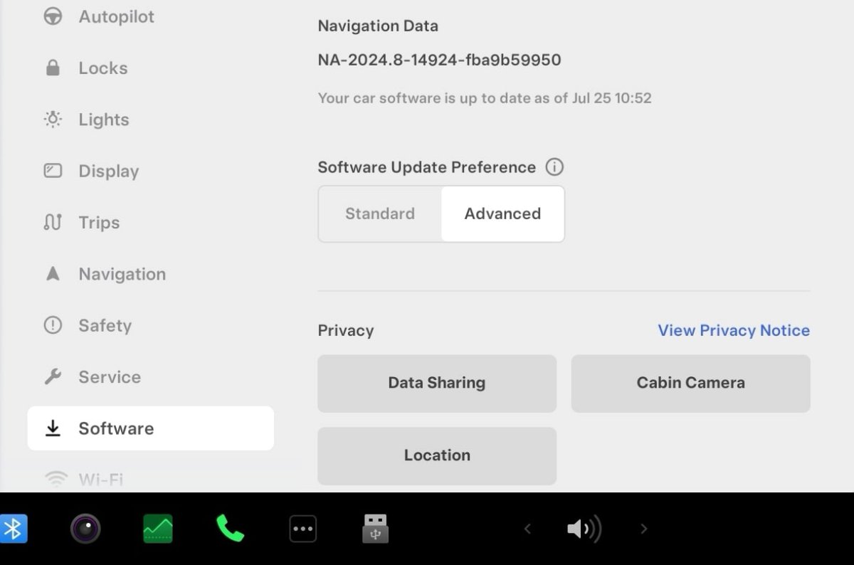 There's a new location button in the Software menu