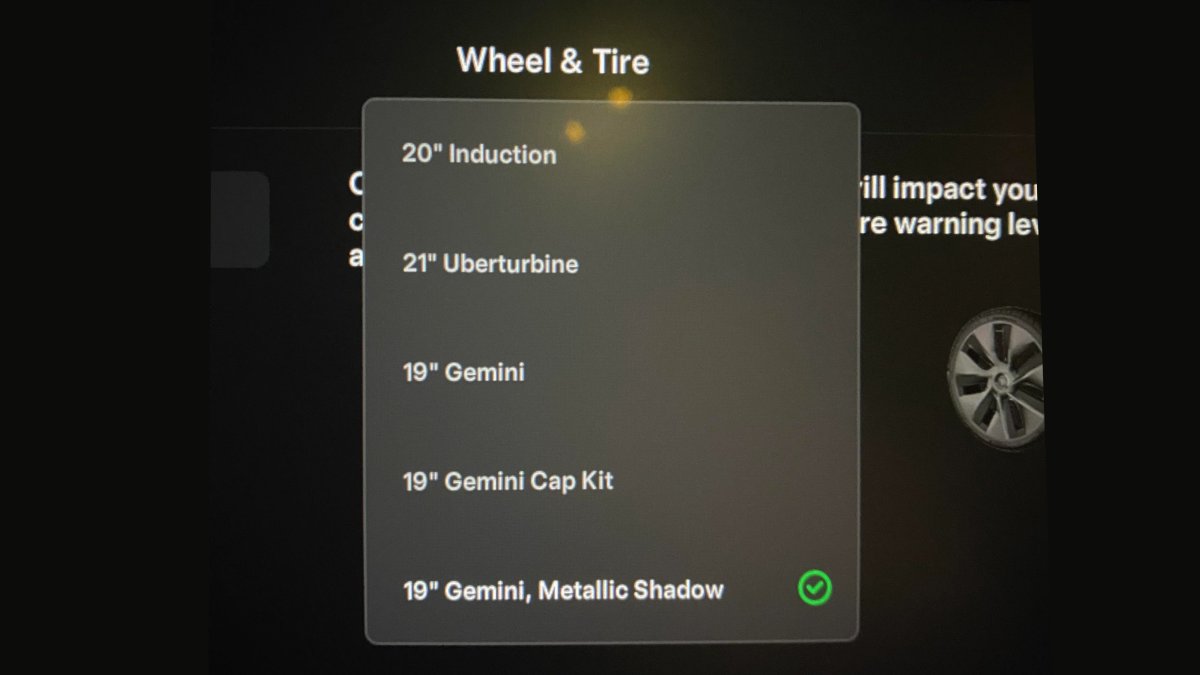 New wheel options