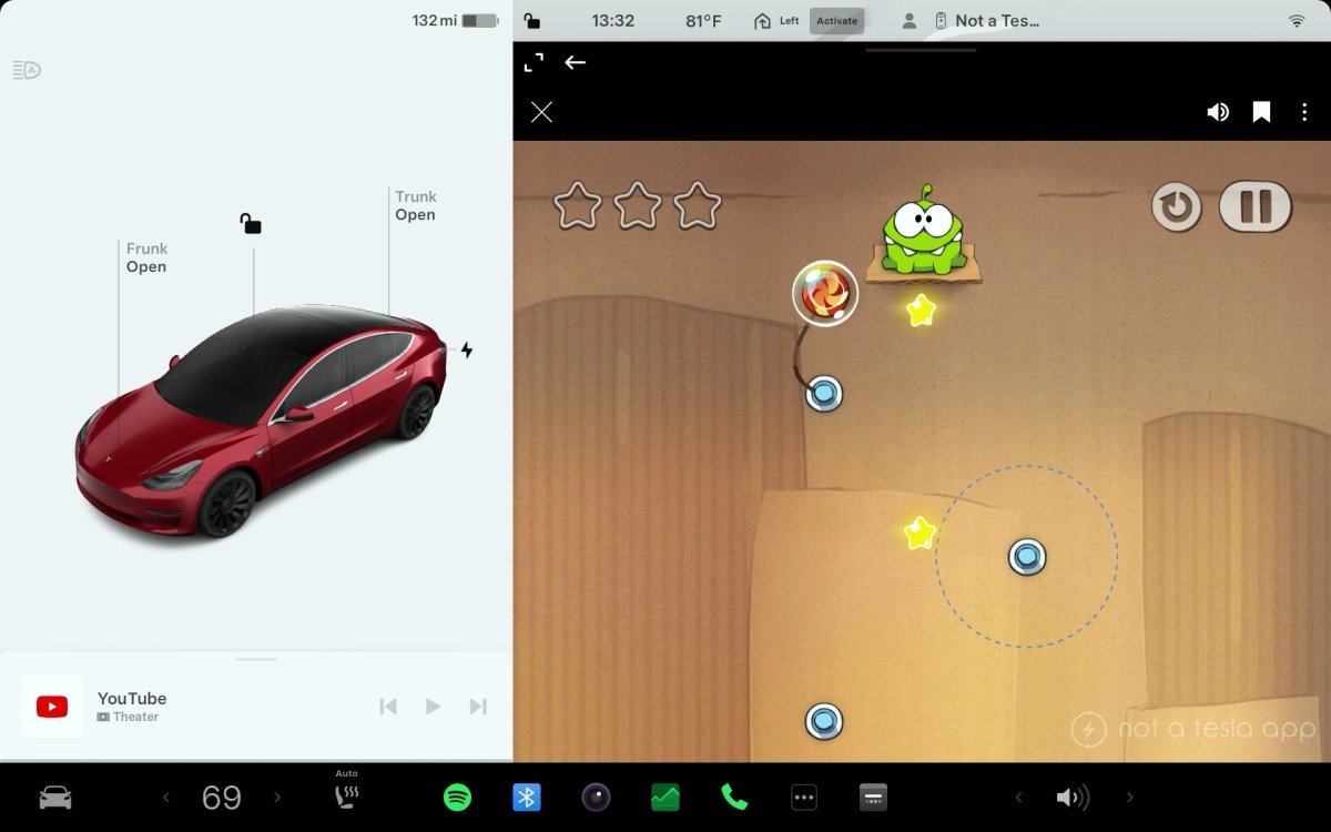 You can also play games in a smaller window view