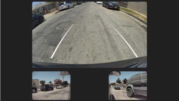 Enlarge Side Cameras When Backing Up