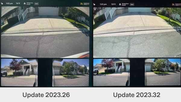 Tesla Improves Reverse Camera View in Update 2023.32