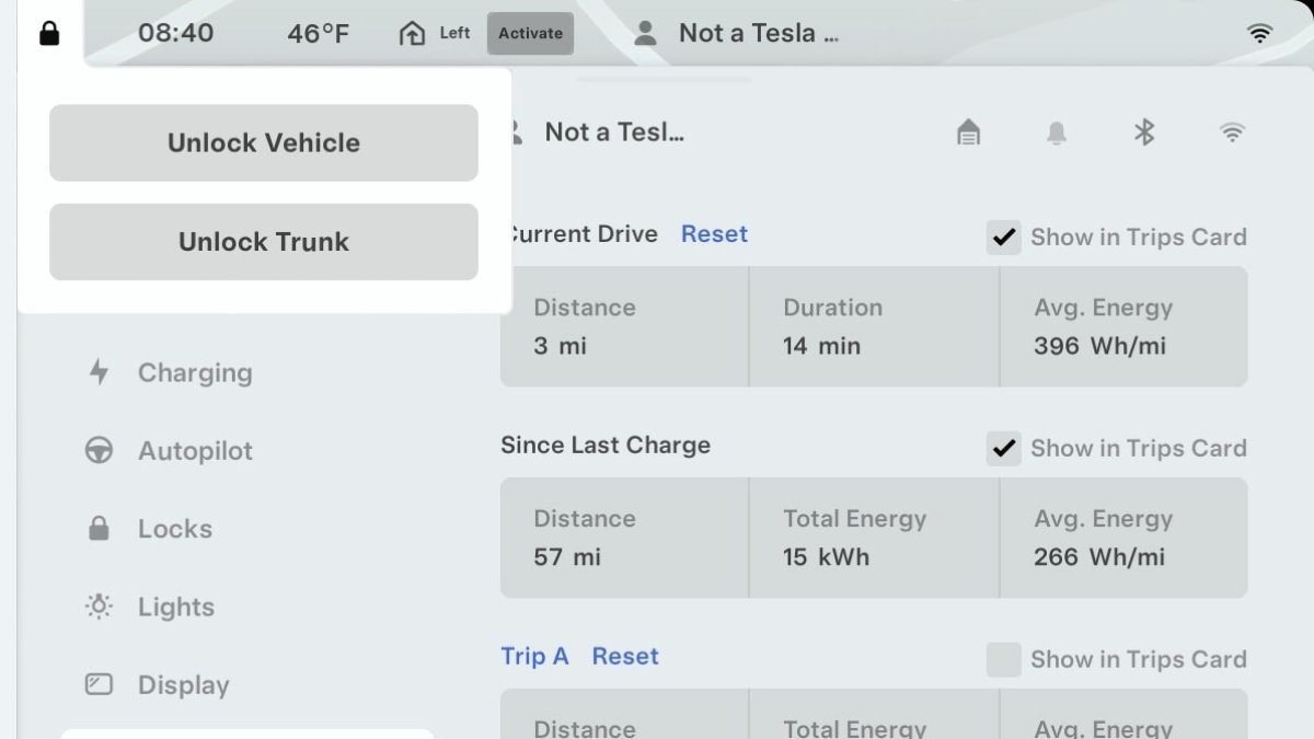 Tesla now makes it easier to unlock a vehicle when someone is inside the car