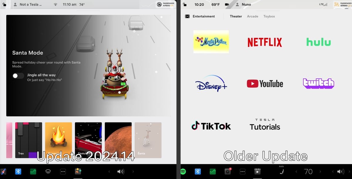 At one time there was a single 'Entertainment' app which made the tabs make sense